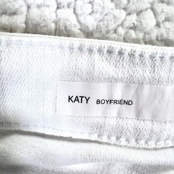 KUT From the Kloth Jeans Women’s Size 6 (Actual 32x28.5) White Katy Boyfriend - Picture 10 of 15
